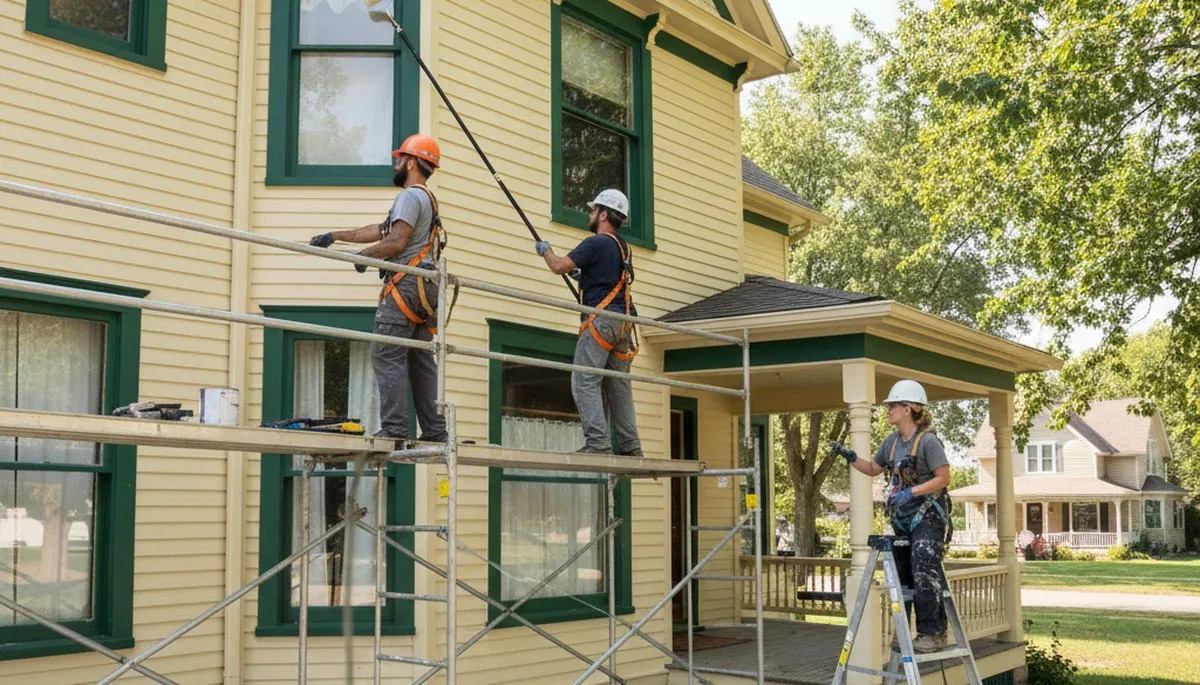 Painting contractors in Omaha, NE delivering professional interior and exterior painting services