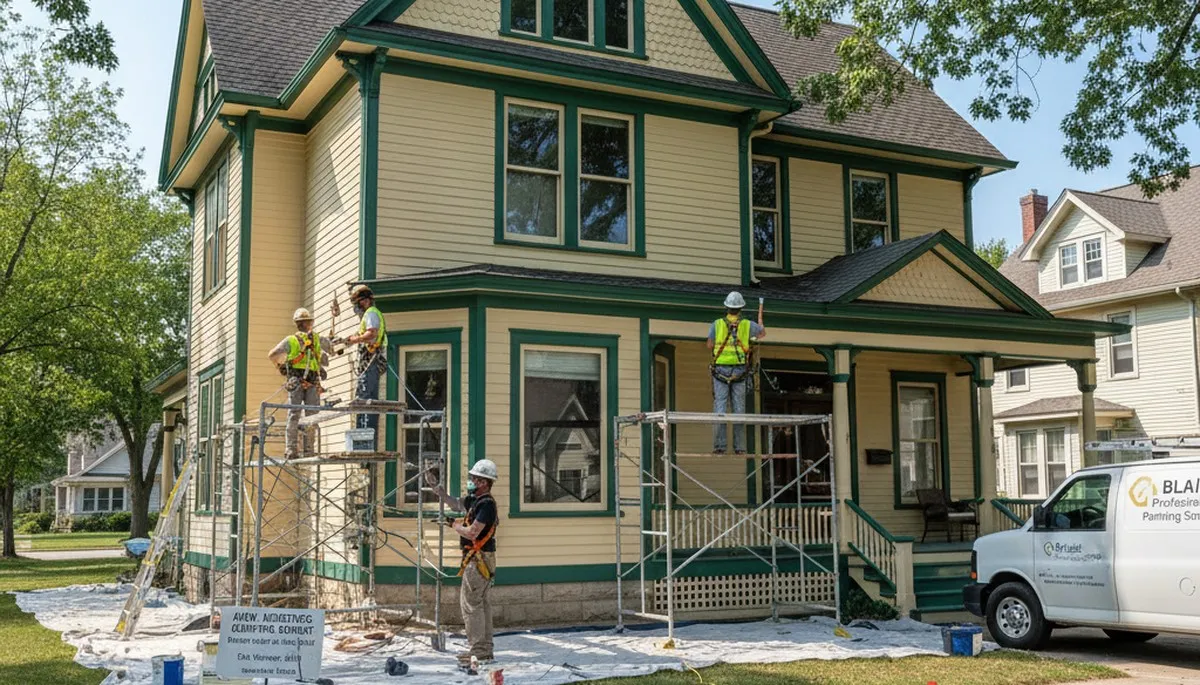 Professional painting crew serving Omaha, NE for interior and exterior home painting services