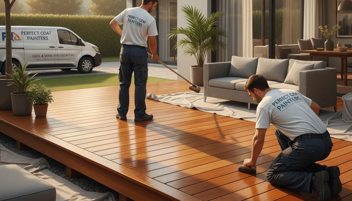 Omaha deck staining service for weather-resistant wood protection and a refreshed outdoor finish