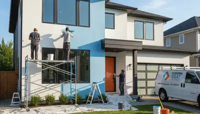 House painting in Omaha, NE by Omaha Paint Pros for durable, weather-resistant home finishes