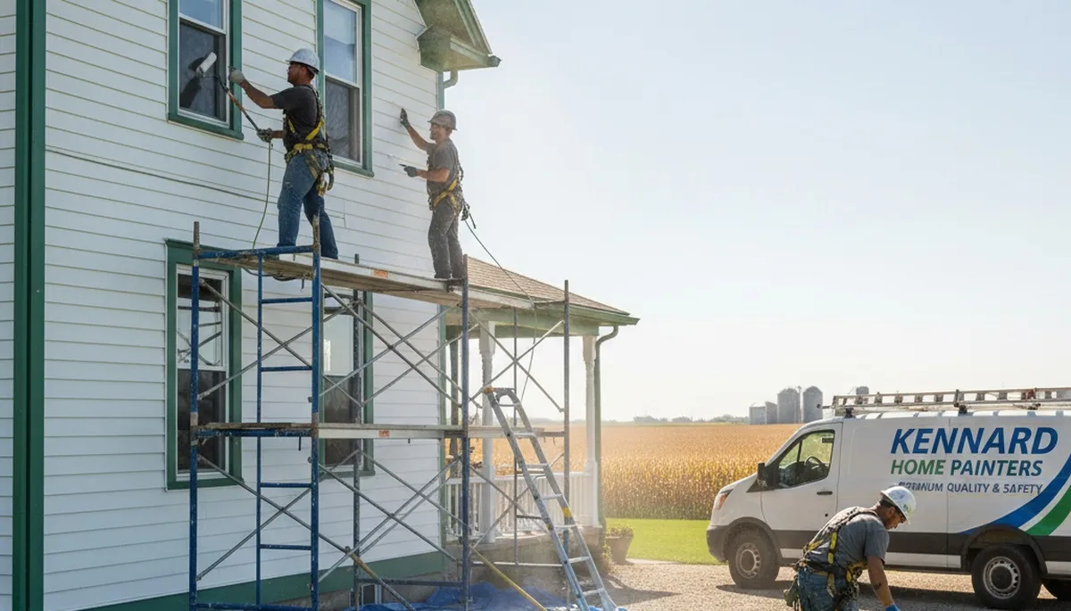 Painting crew serving Omaha, NE, providing professional interior and exterior painting services